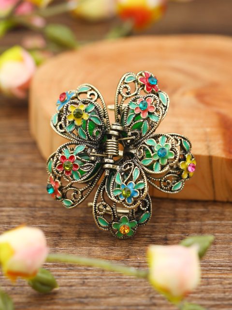 Flower Design Hair Claw Boho Halloween