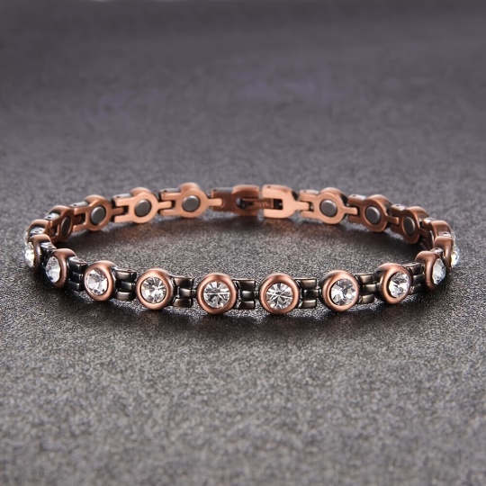 1pc Magnetic Copper Anklets For Women Copper Ankle Bracelet For Women 99.99% Pure Copper With Magnets For Feet & Ankles