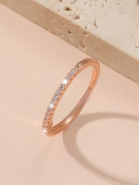 Cubic Zirconia Decor Ring
