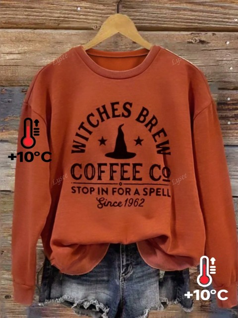 Women's Casual Crew Neck Long Sleeve Letter Print Sweatshirt