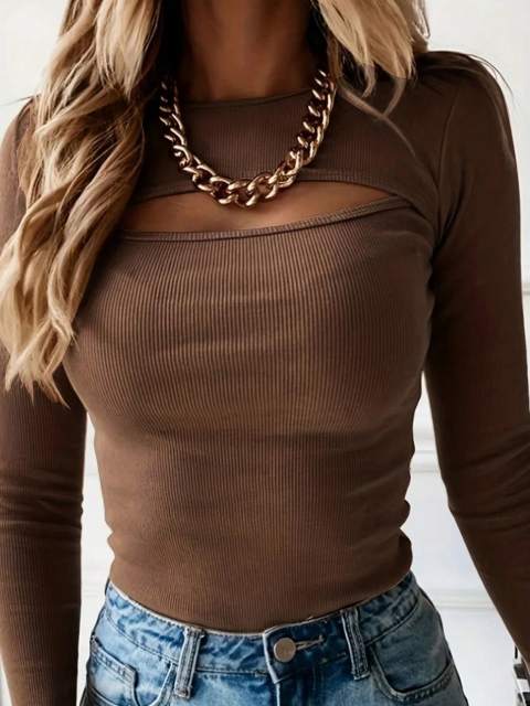 EZwear Cut Out Front Tee