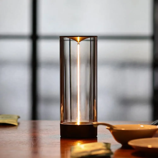 Minimalist Rechargeable LED Table Lamp – Cordless Night Light with Touch Control & Magnetic Ambient Lighting