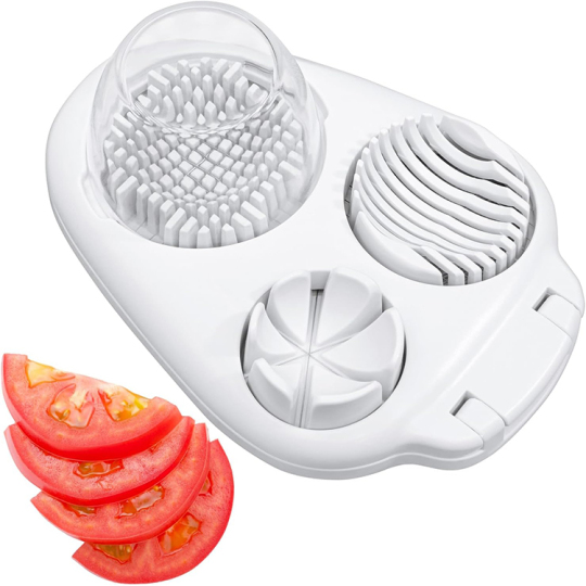 3-in-1 Egg Slicer – Multipurpose Stainless Steel Cutter for Eggs, Cheese, Fruits & Veggies