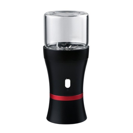 High Quality Electric Herb Grinder – USB Rechargeable Automatic Grinder with Glass Jar