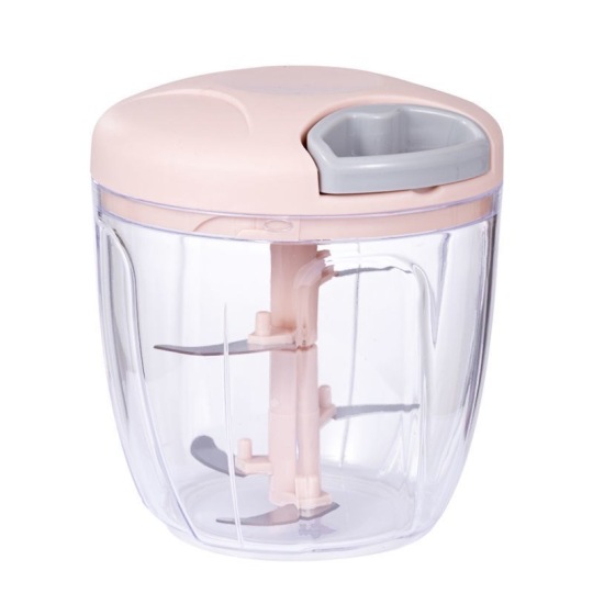 Portable Manual Vegetable Chopper & Blender – Hand-Pull Food Processor for Fruits, Nuts, Meat & More